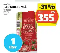 ALDI RIO D'ORO PARADICSOMLÉ ajánlat