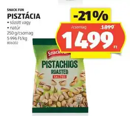 ALDI SNACK FUN PISZTÁCIA ajánlat