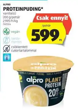 ALDI ALPRO PROTEINPUDING ajánlat