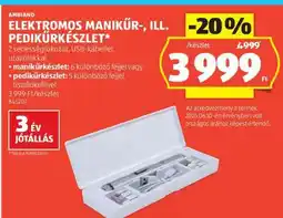 ALDI AMBIAO Elektromos Manikűr-, ill. Pedikűrkészlet ajánlat