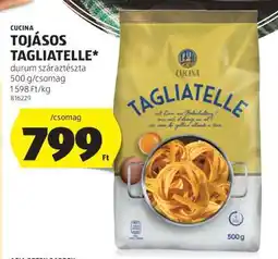 ALDI Cucina Tojásos Tagliatelle ajánlat