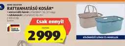 ALDI Rattanhatású kosár ajánlat