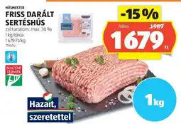 ALDI Friss, darált sertéshús ajánlat
