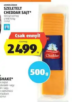 ALDI Ammerländer Szeletelt Cheddar Sajt ajánlat