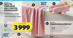 ALDI Frottír törülköző vagy frottír fürdőlepedő ajánlat