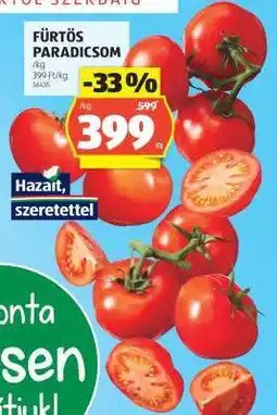 ALDI Fürtös paradicsom ajánlat