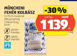 ALDI Müncheni Fehér Kolbász ajánlat