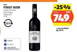 ALDI Eger Pinot Noir ajánlat