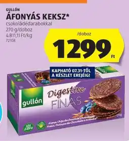ALDI Gullón Áfonyás Keksz ajánlat
