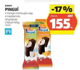 ALDI KINDER Pingui ajánlat