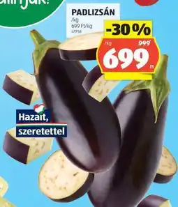 ALDI Padlizsán ajánlat