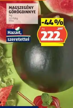 ALDI Magszegény görögdinnye ajánlat