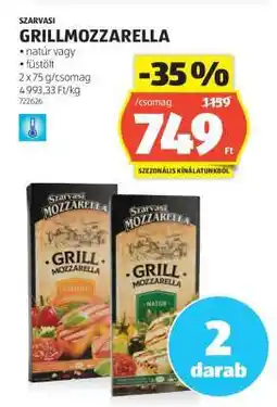 ALDI SZARVASI GRILLMOZZARELLA ajánlat