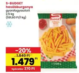 Spar S-BUDGET hasábburgonya ajánlat
