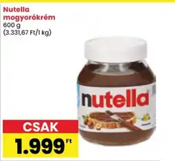 Spar Nutella mogyorókrém ajánlat