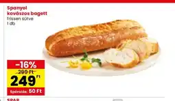 Spar Spanyol kovászos bagett ajánlat
