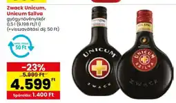 Spar Zwack Unicum, Unicum Szilva ajánlat