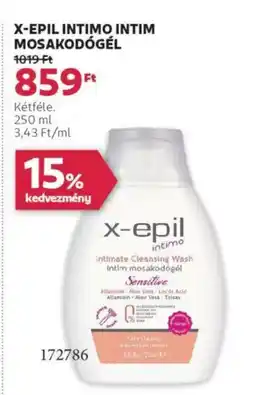 Rossmann X-epil Intimo Intim mosakodógél ajánlat