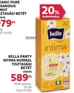 Rossmann Bella Panty Intima normal tisztasági betét ajánlat