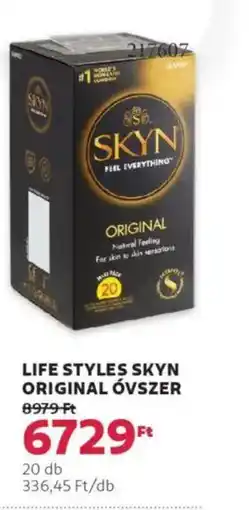 Rossmann Life Styles Skyn original óvszer ajánlat
