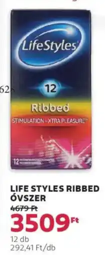 Rossmann Life Styles ribbed óvszer ajánlat