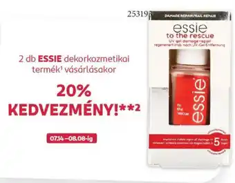 Rossmann 2 db ESSIE dekorkozmetikai ajánlat