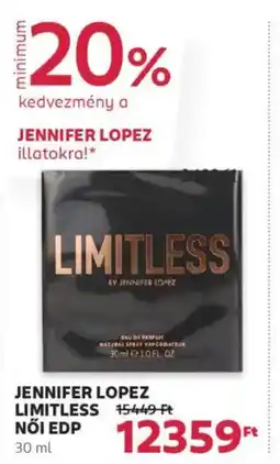 Rossmann Jennifer Lopez Limitless női edp ajánlat