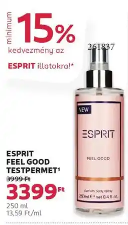 Rossmann Esprit Feel good testpermet ajánlat