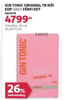 Rossmann Gin Tonic original 78 női edp ajánlat