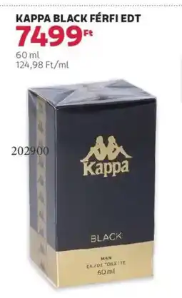 Rossmann Kappa Black férfi edt ajánlat