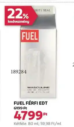 Rossmann Fuel Férfi edt ajánlat
