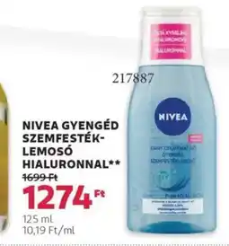 Rossmann Nivea Gyengéd szemfesték- lemosó ajánlat