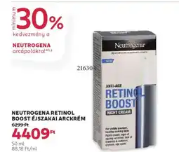 Rossmann Neutrogena Retinol boost éjszakai arckrém ajánlat