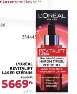 Rossmann L'oréal Revitalift laser szérum ajánlat