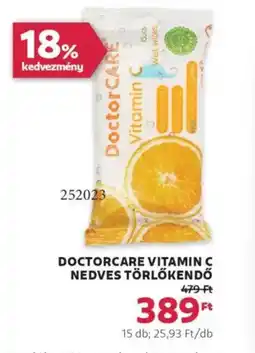 Rossmann Doctorcare Vitamin C nedves törlőkendő ajánlat