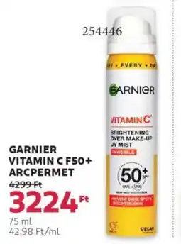 Rossmann Garnier Vitamin C f50+ arcpermet ajánlat