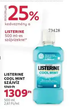 Rossmann Listerine Cool mint szájvíz ajánlat