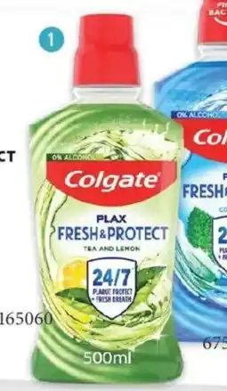 Rossmann Colgate Plax fresh&protect tea and lemon szájvíz ajánlat