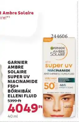 Rossmann Garnier Ambre solaire super uv niacinamide ajánlat