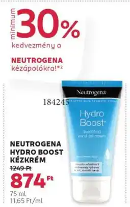 Rossmann Neutrogena Hydro boost kézkrém ajánlat