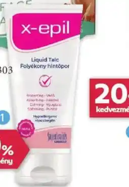 Rossmann X-Epil szőrtelenítés előtti folyékony hintőpor ajánlat