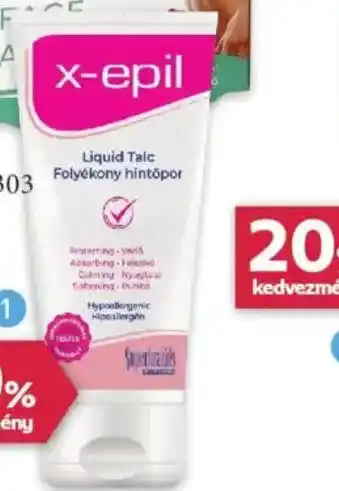 Rossmann X-Epil szőrtelenítés előtti folyékony hintőpor ajánlat