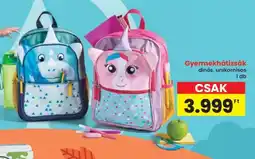 Interspar Gyermekhátizsák dinós, unikornisos ajánlat
