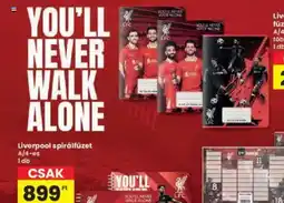 Interspar Liverpool spirálfüzet ajánlat