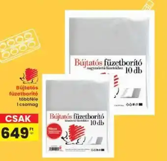 Interspar Bújtatós füzetborító ajánlat