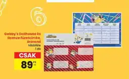 Interspar Gabby's Dollhouse és licence füzetcímke, ajánlat