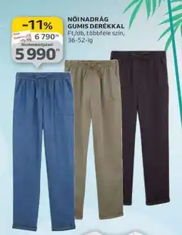 Auchan Női nadrág gumis derékkal ajánlat
