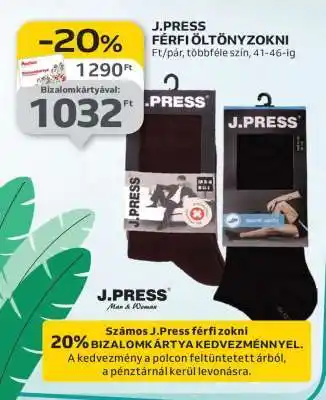 Auchan J.PRESS Férfi Öltözőzokni ajánlat