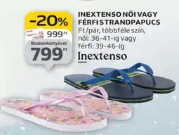 Auchan Inextenso női vagy férfi strandpapucs ajánlat