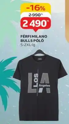 Auchan FÉRFI MILANO BULLS PÓLÓ ajánlat